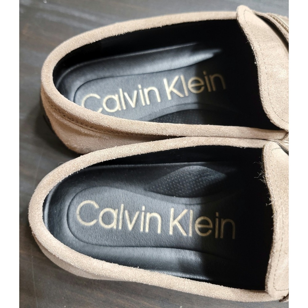 Calvin Klein Oliver Suede Men Driver Shoes Size 10.5US with Box - Picture 3 of 13